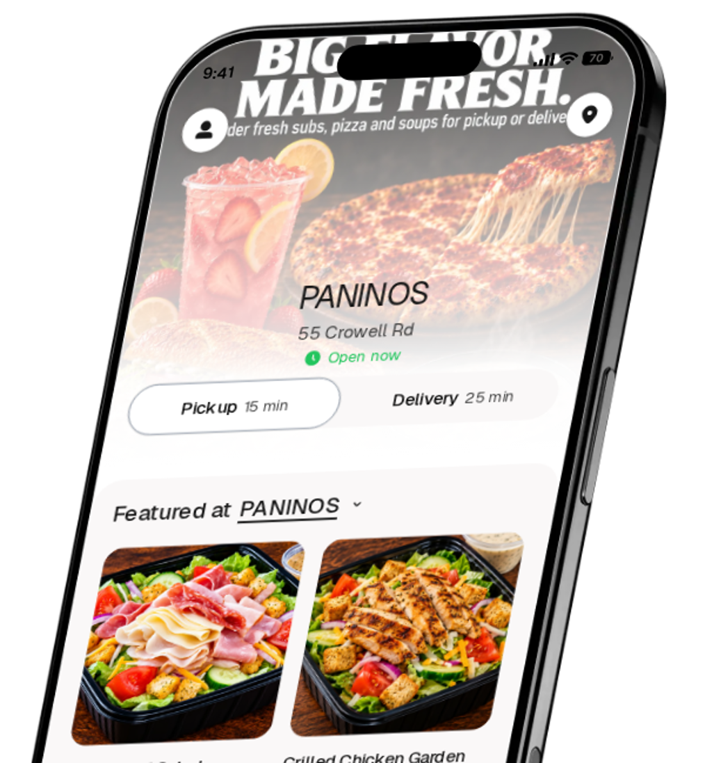 PANINOS app preview