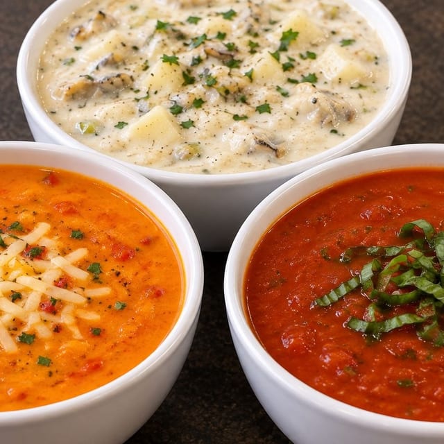 Seasonal Soups.